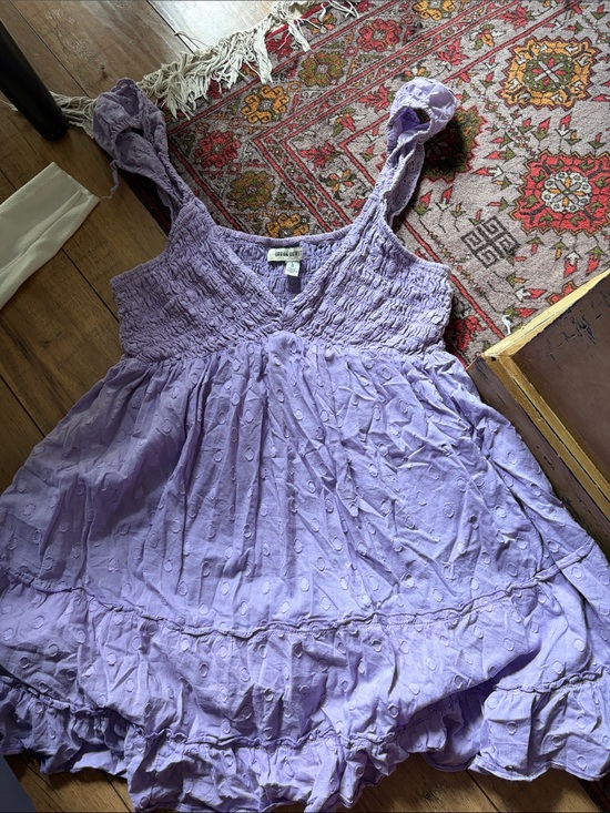 Urban Outfitters Dresses & Skirts - Urban Outfitters Lilac Eyelet Smocked Sundress